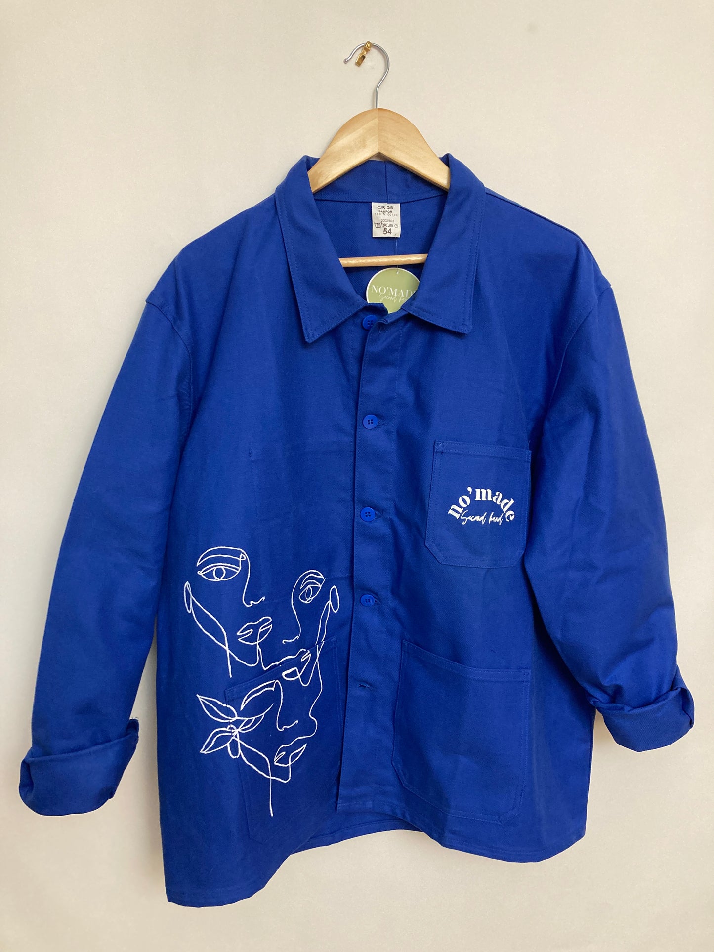 Veste de travail upcyclée