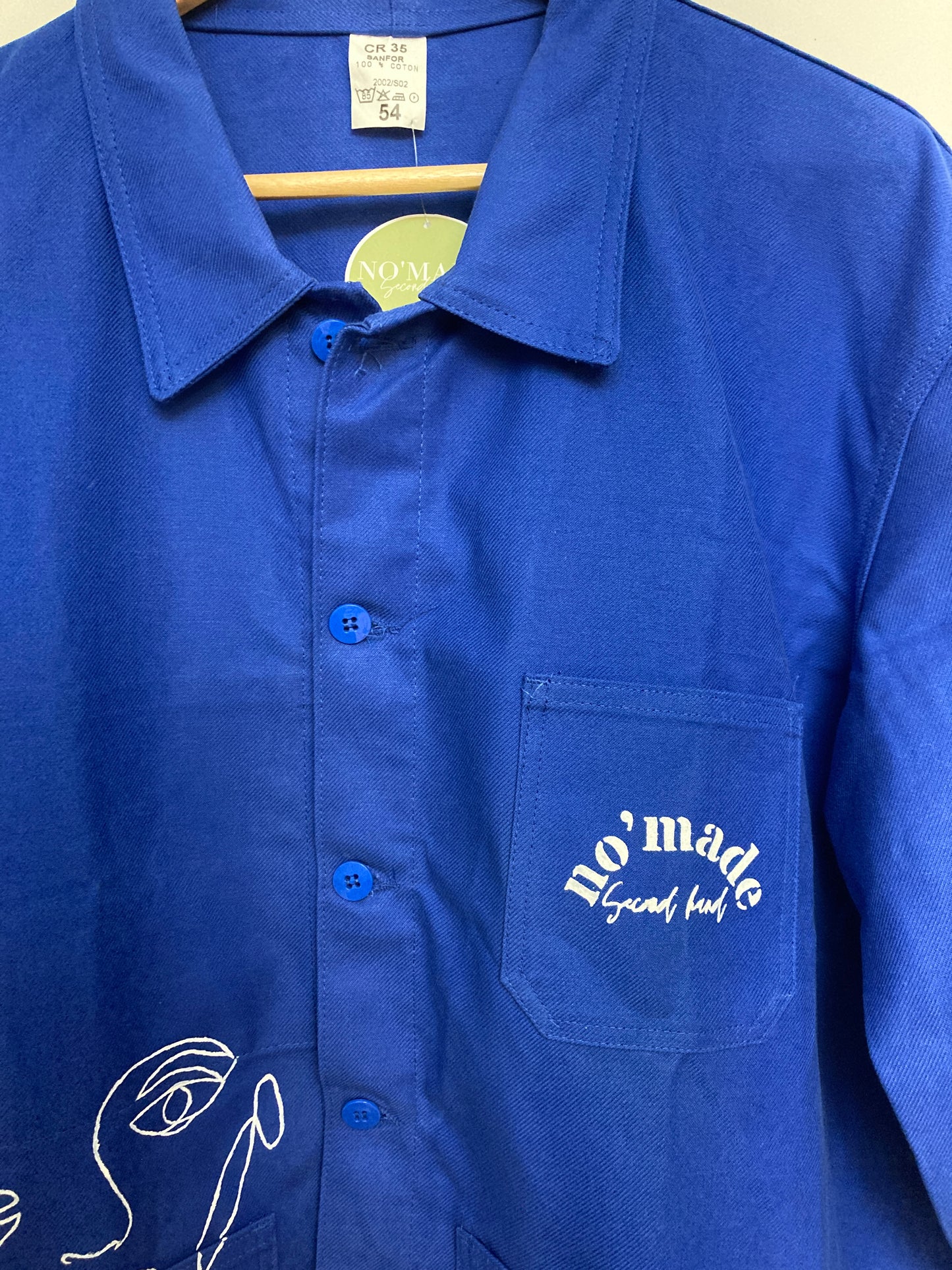 Veste de travail upcyclée