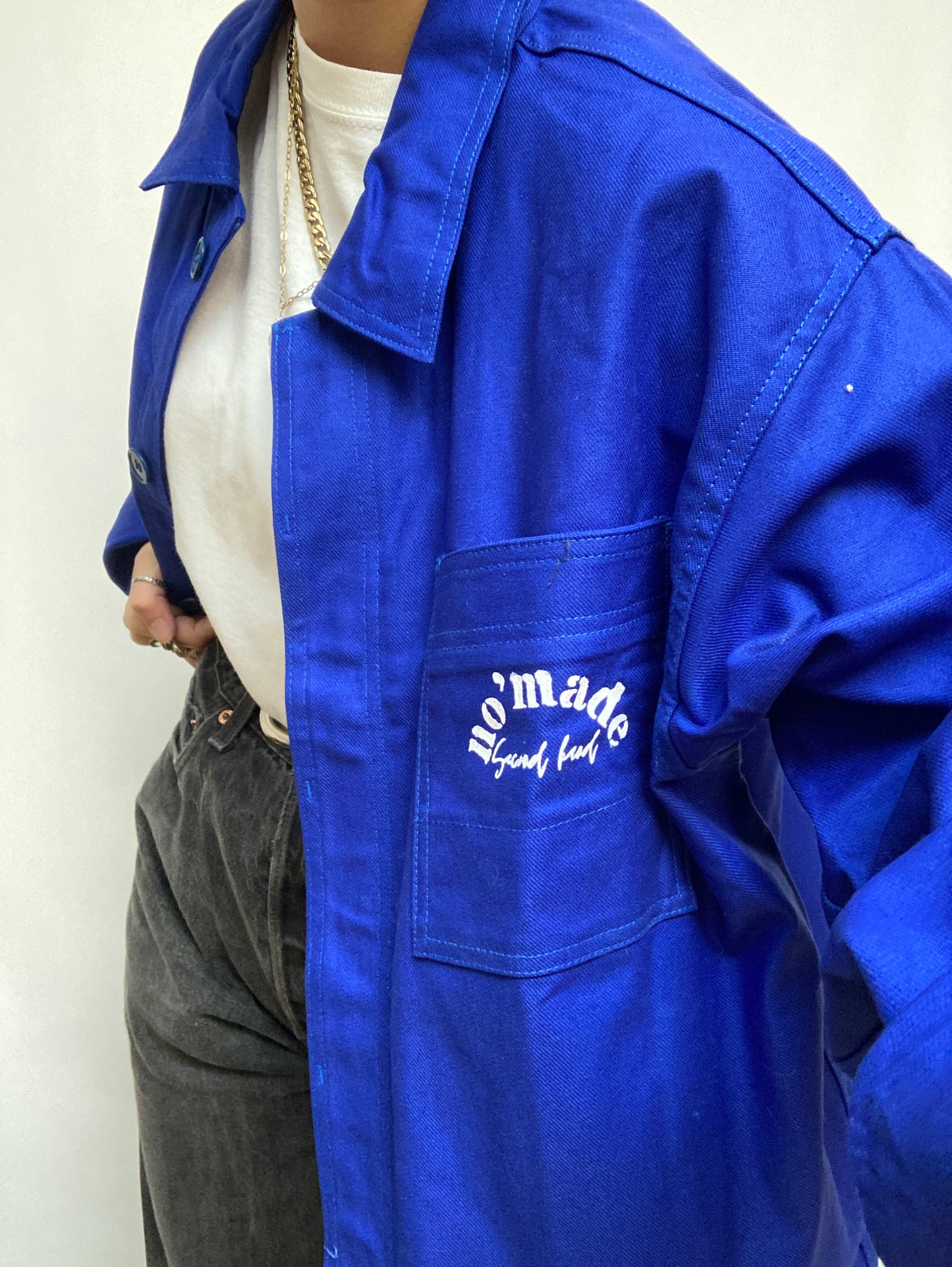 Veste de travail upcyclée