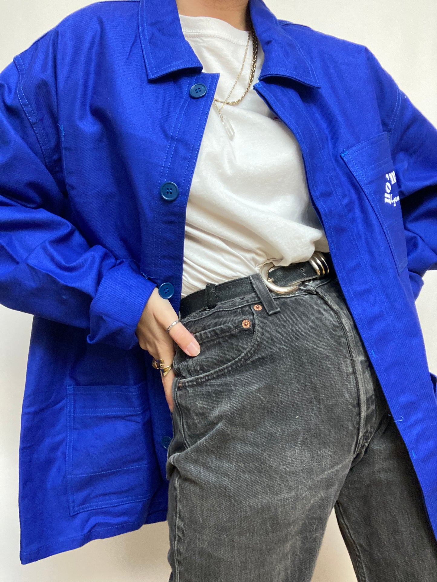 Veste de travail upcyclée
