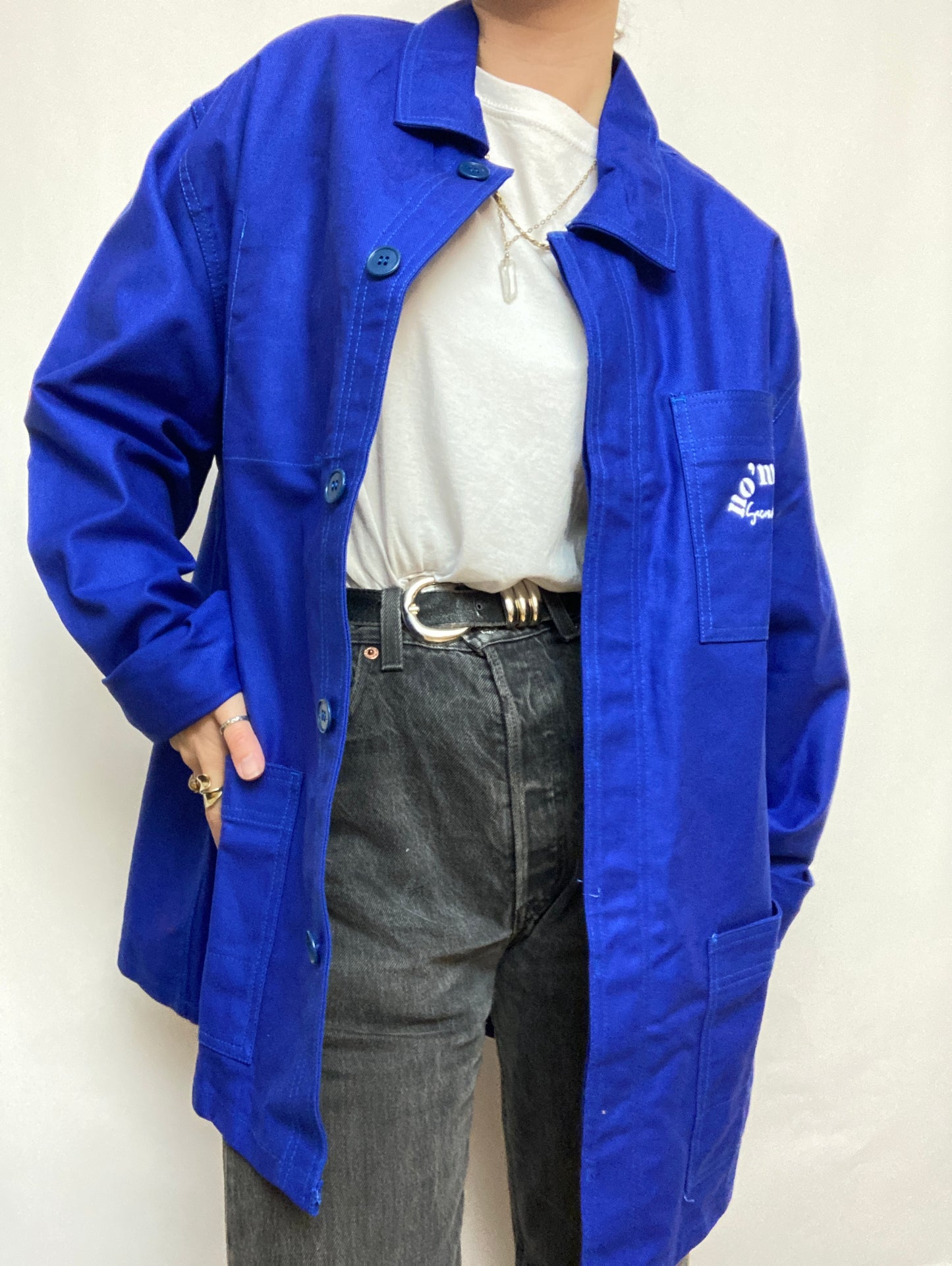 Veste de travail upcyclée