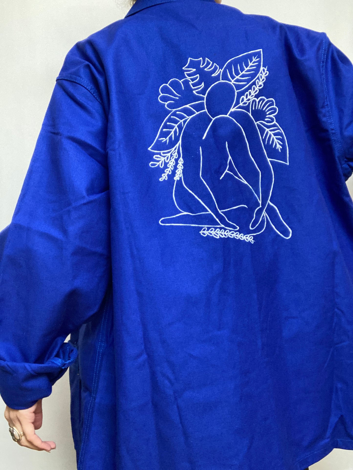 Veste de travail upcyclée