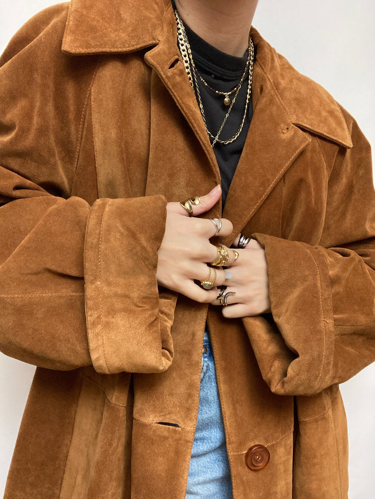 Manteau en daim