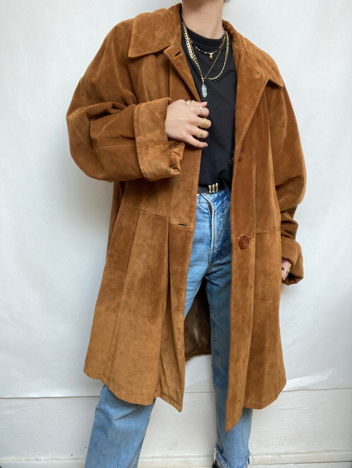 Manteau en daim