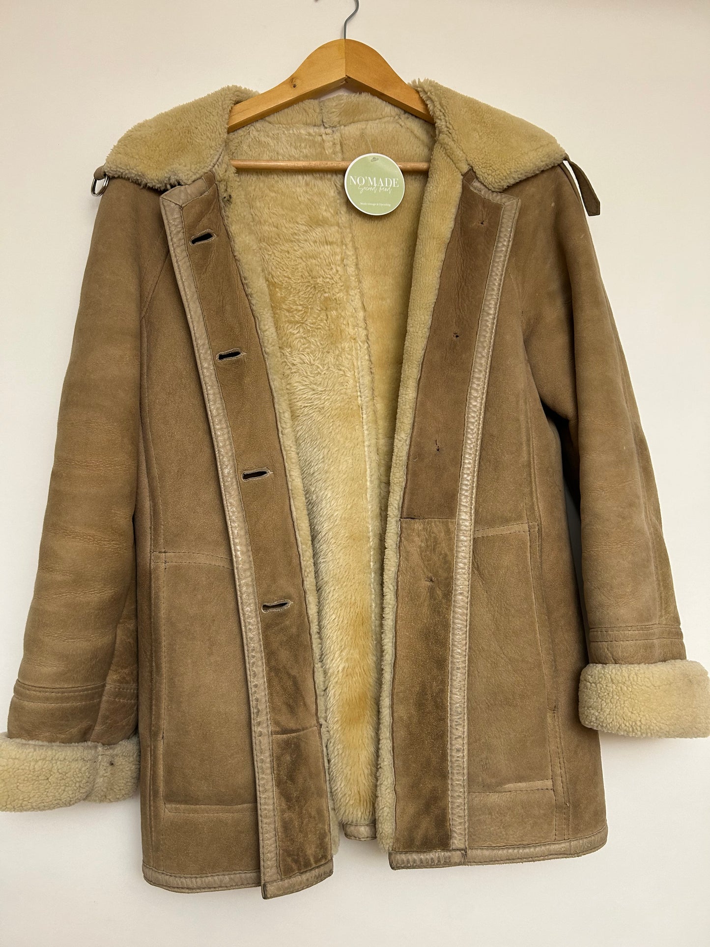Peau lainée beige