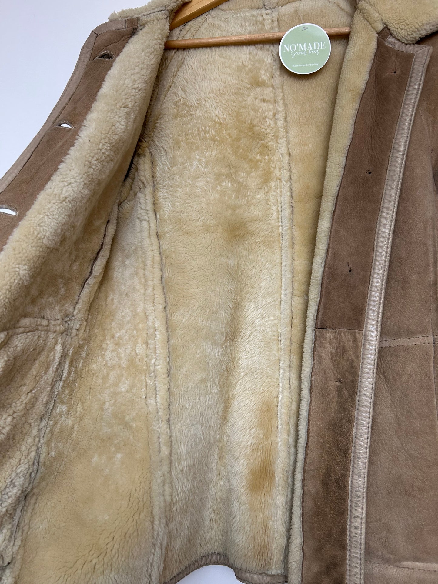Peau lainée beige