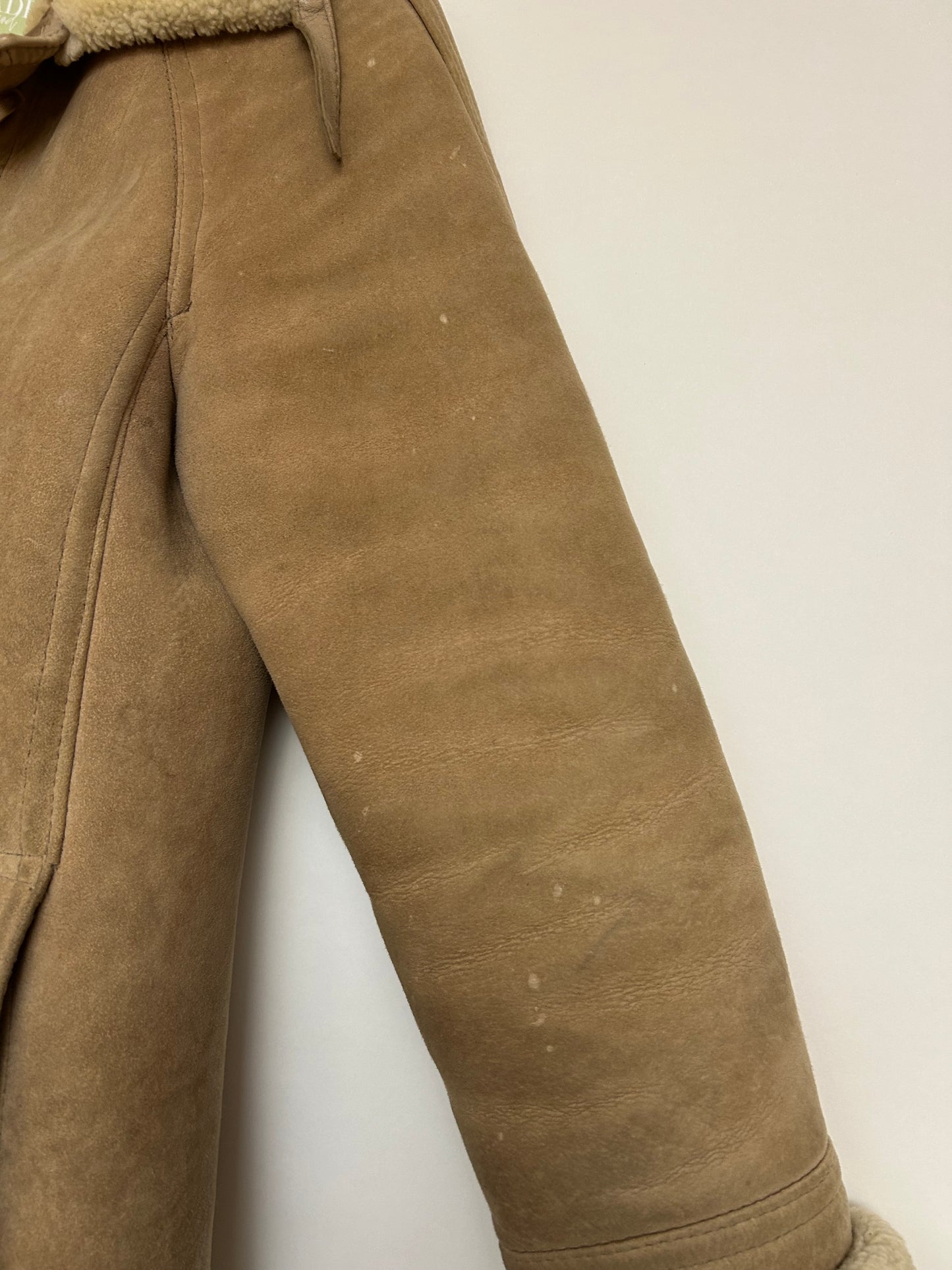 Peau lainée beige