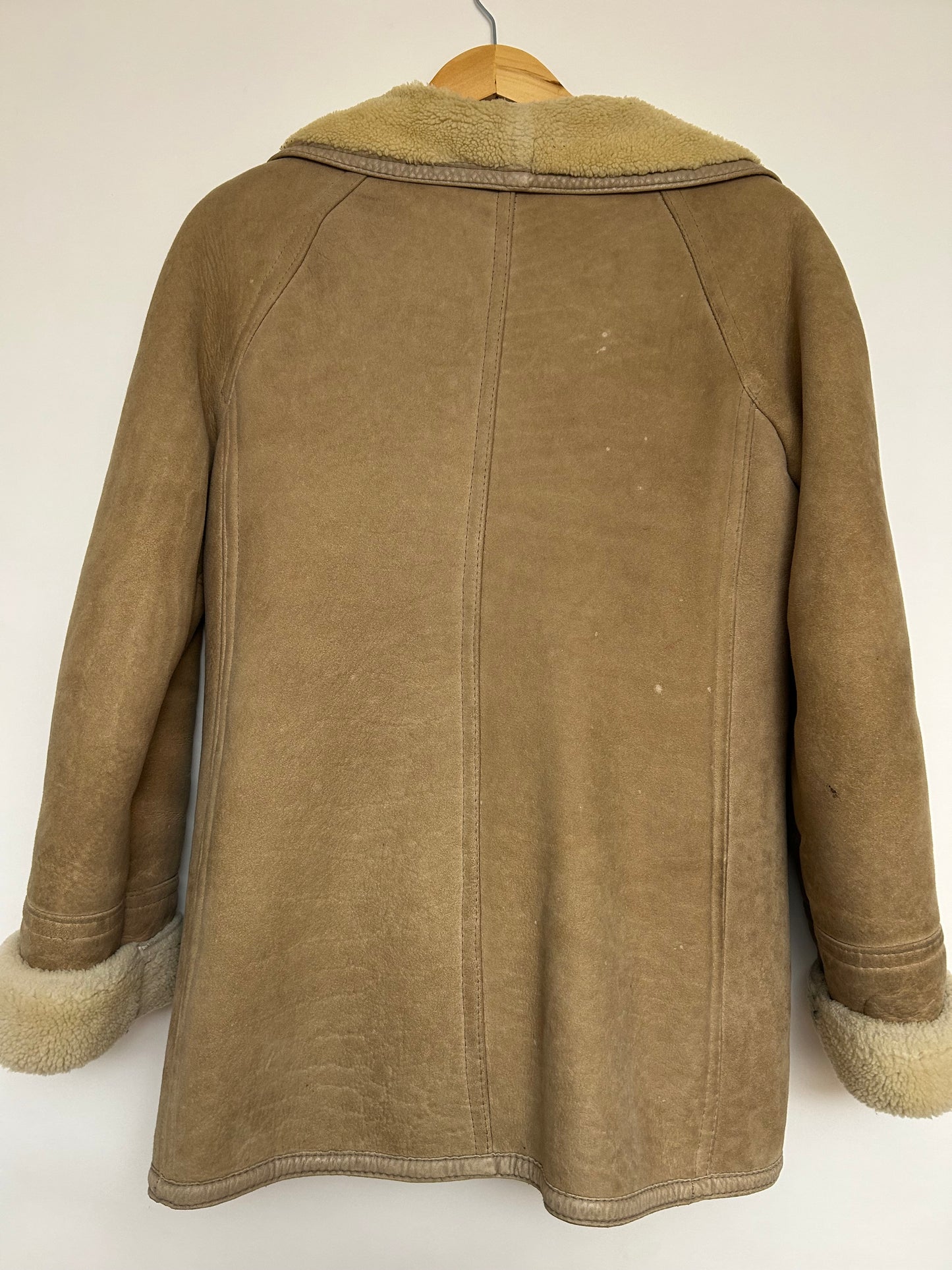 Peau lainée beige
