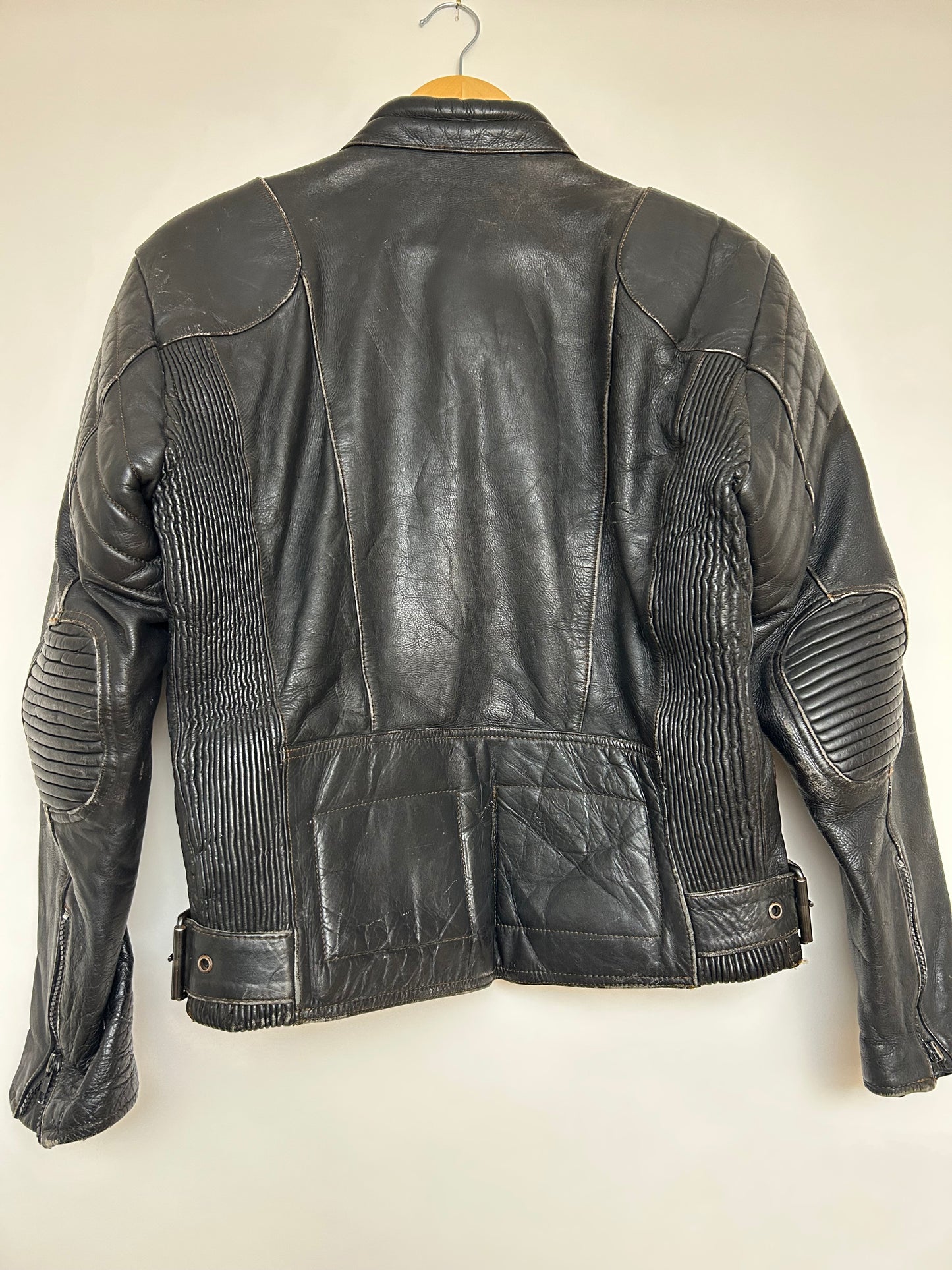 Veste de moto en cuir
