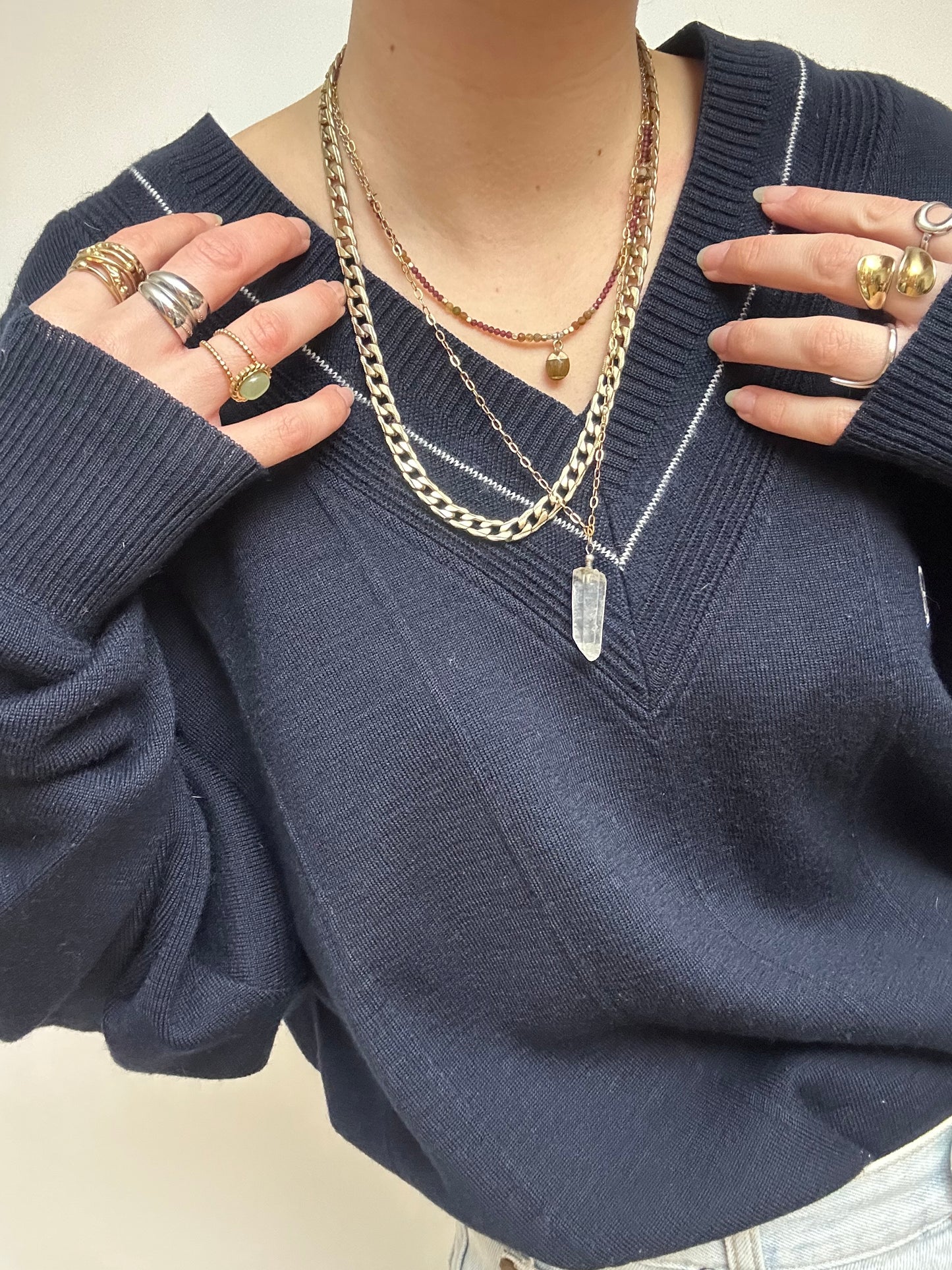 Pull bleu marine