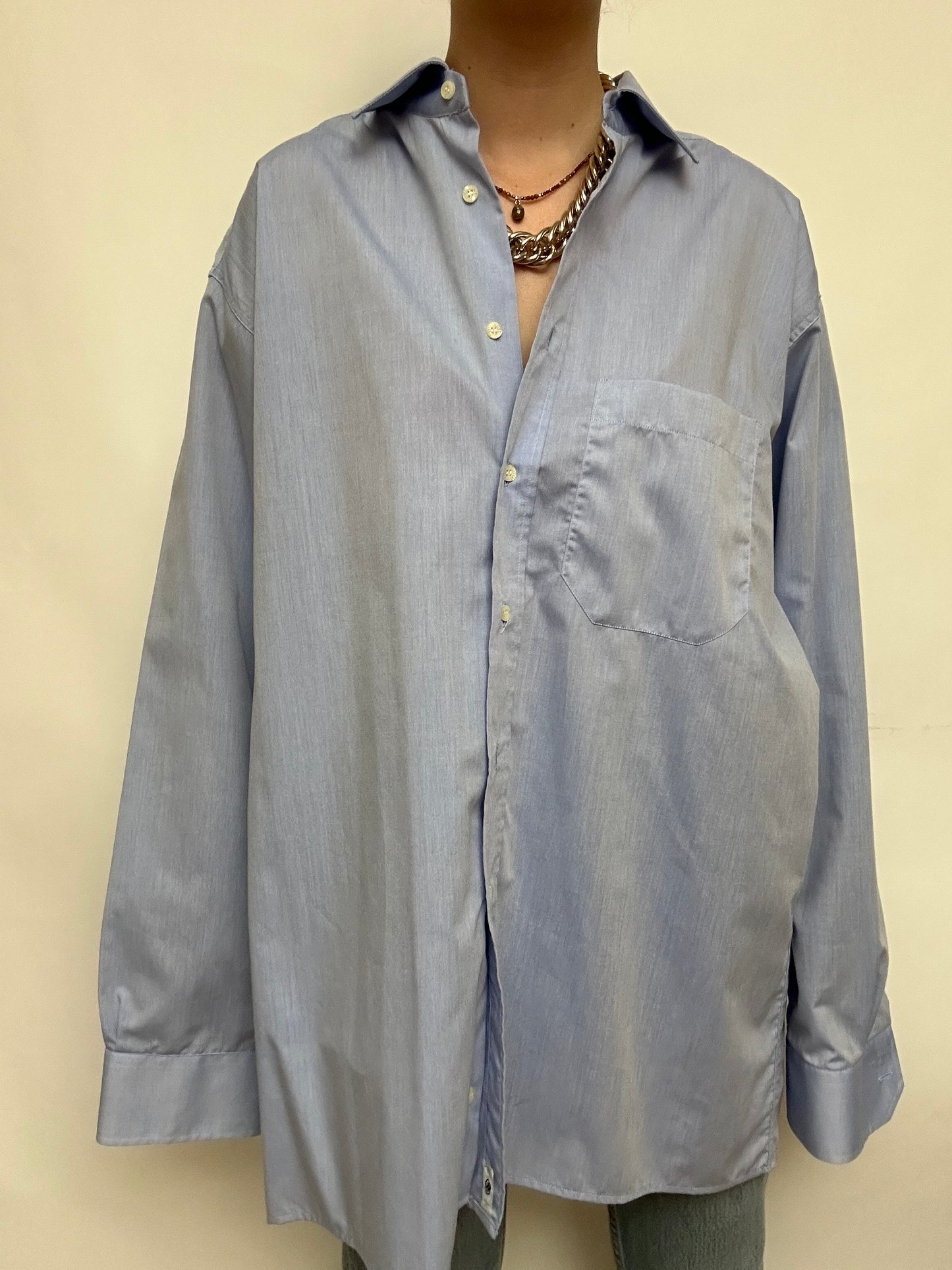 Chemise bleue Pierre Clarence