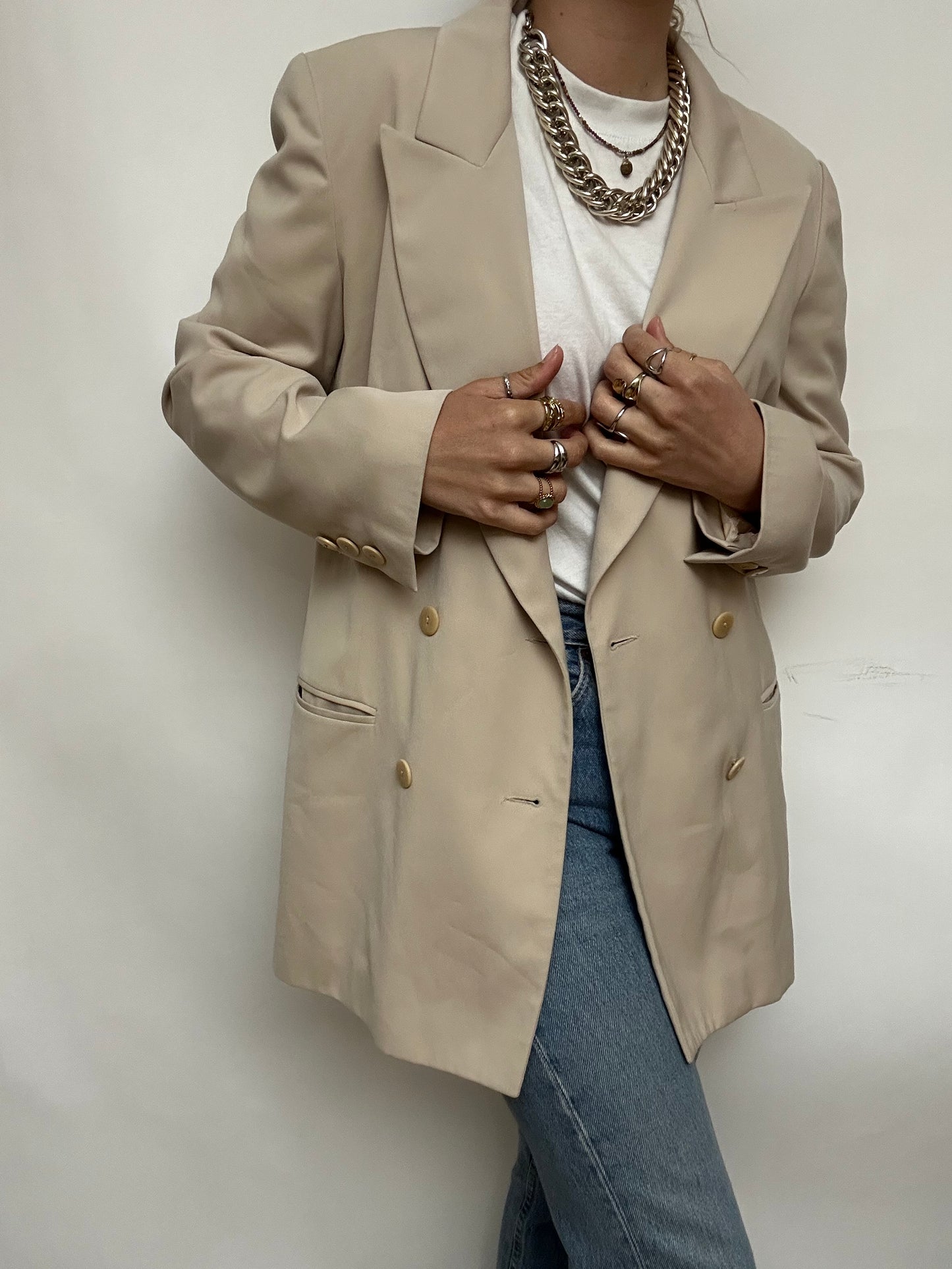 Blazer beige vintage Électre