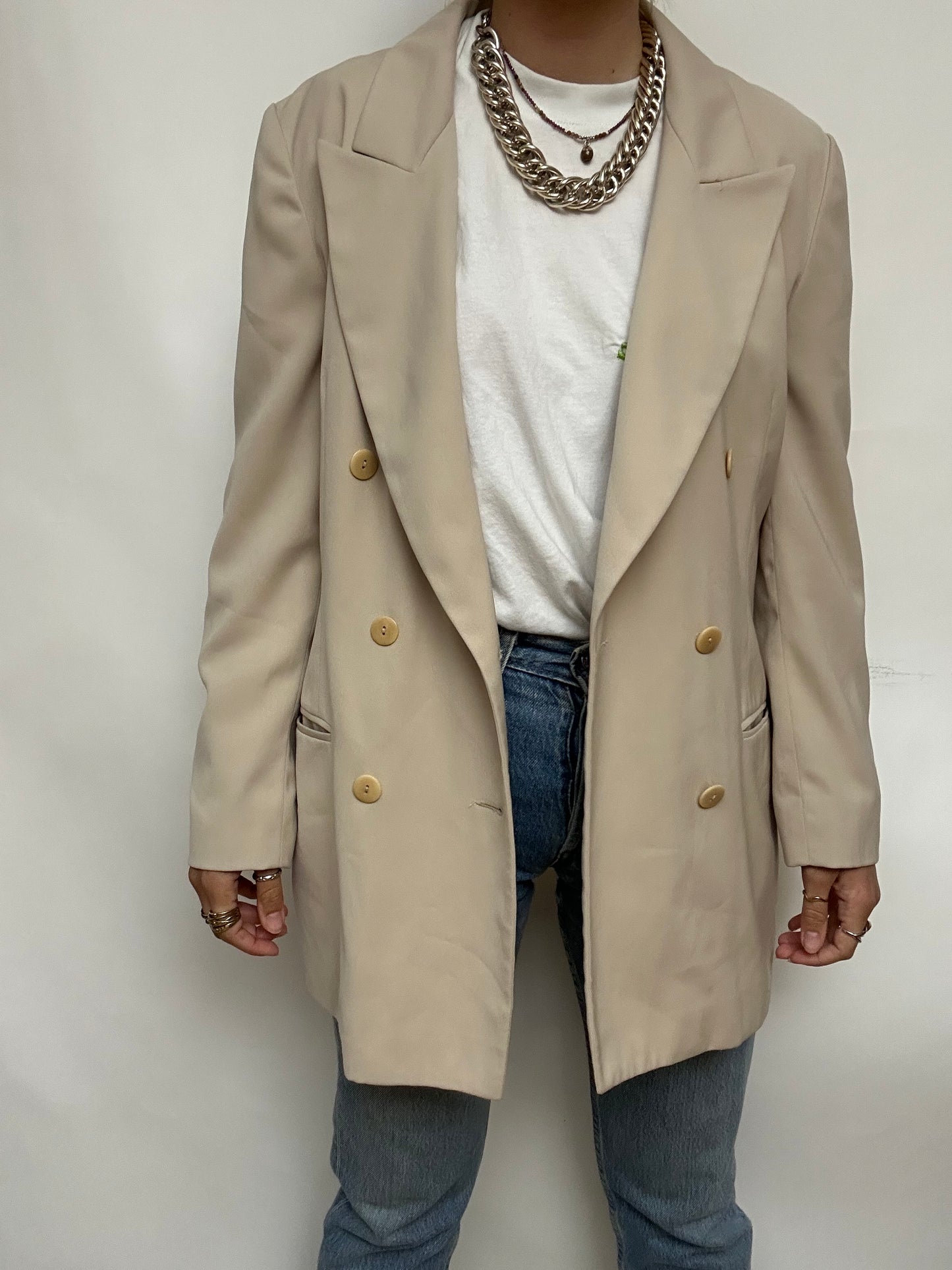 Blazer beige vintage Électre
