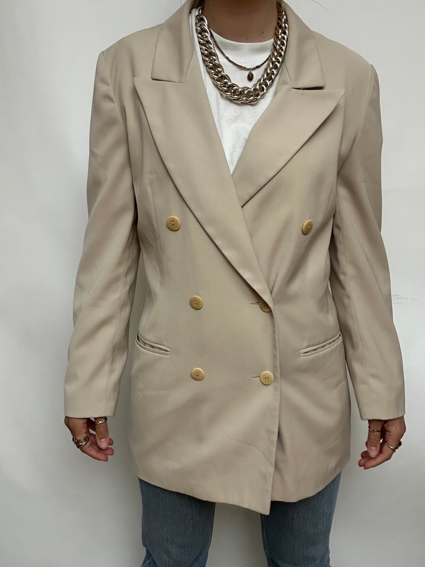 Blazer beige vintage Électre