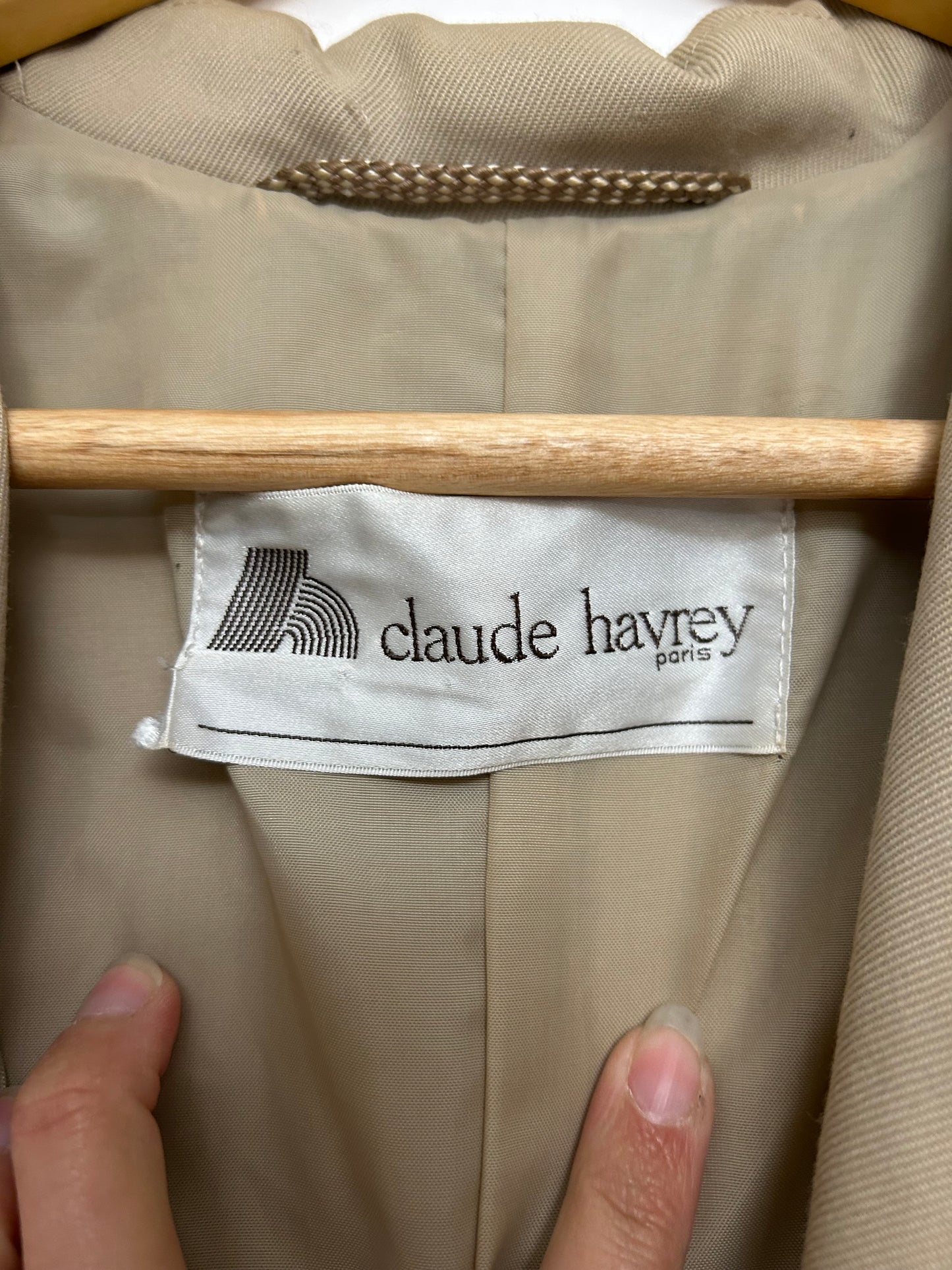 Trench beige Claude Havrey