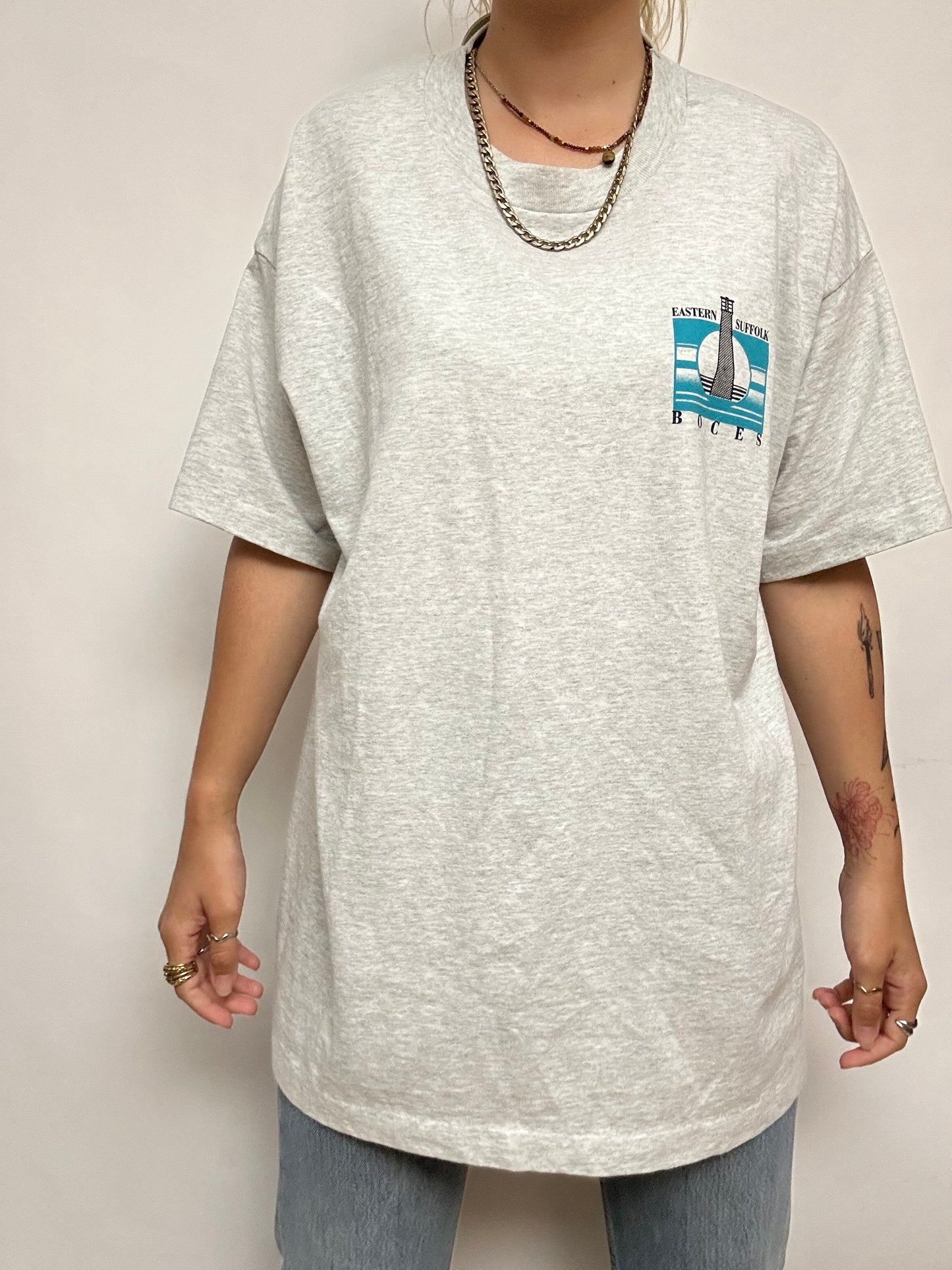 T-shirt gris USA