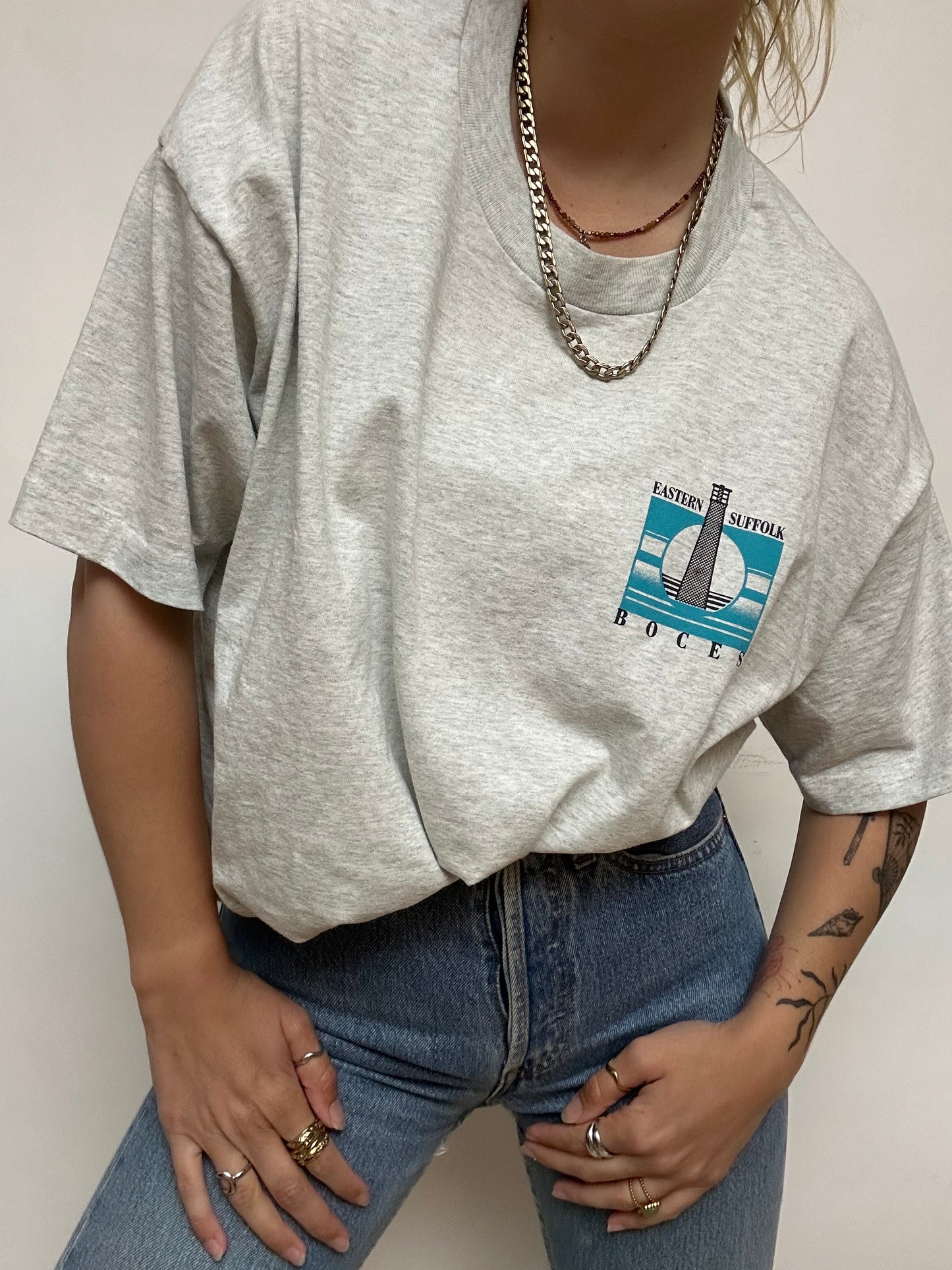 T-shirt gris USA