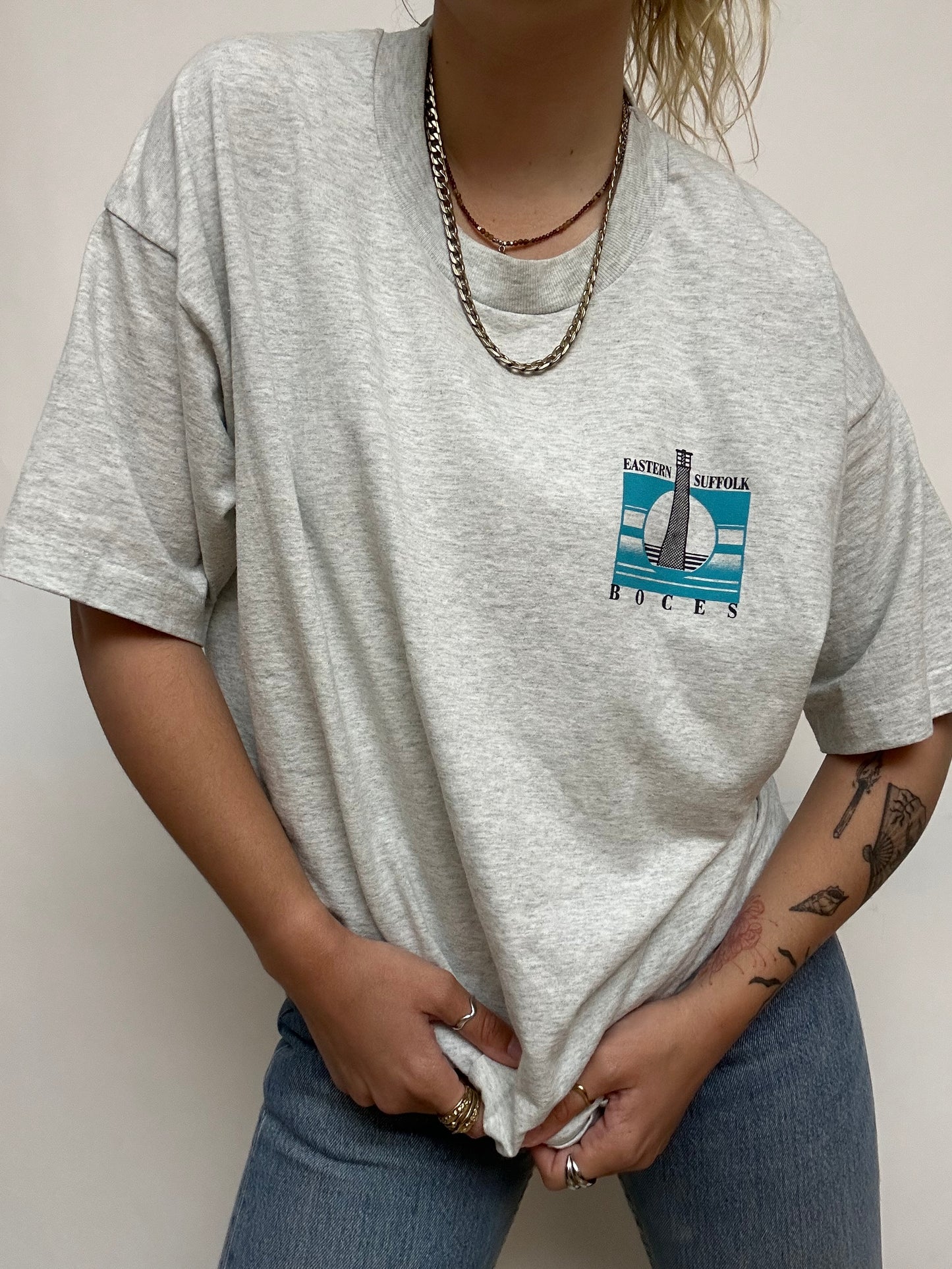 T-shirt gris USA