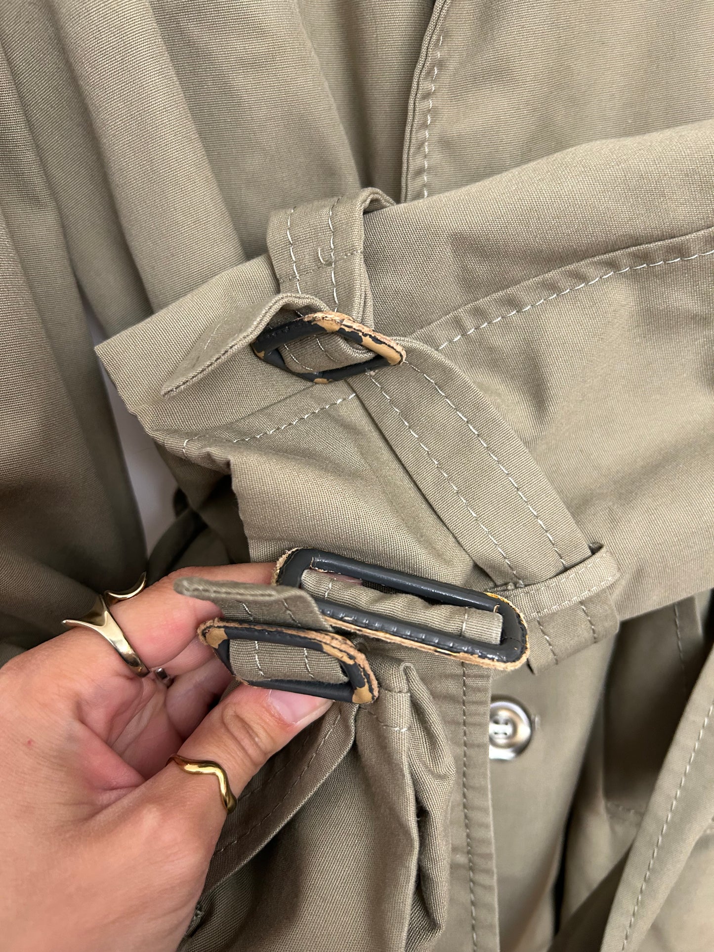 Trench kaki made in France