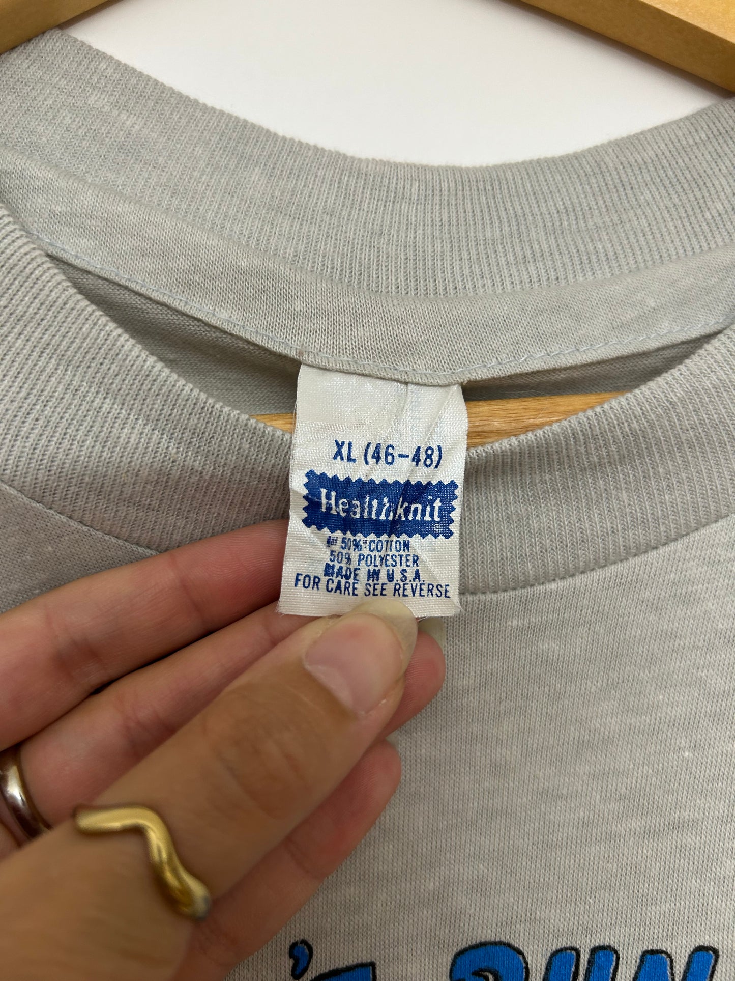 T-shirt vintage gris made in USA