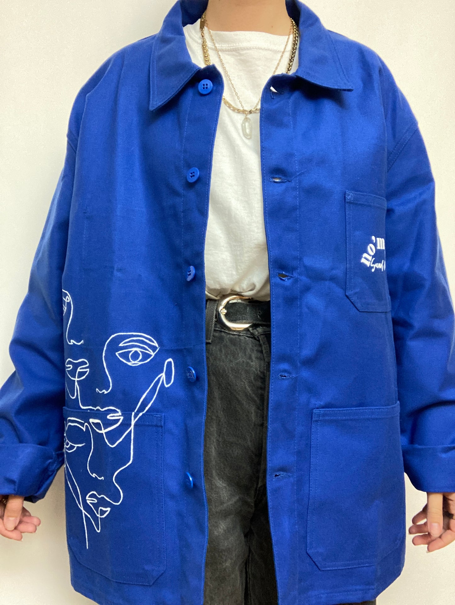Veste de travail upcyclée