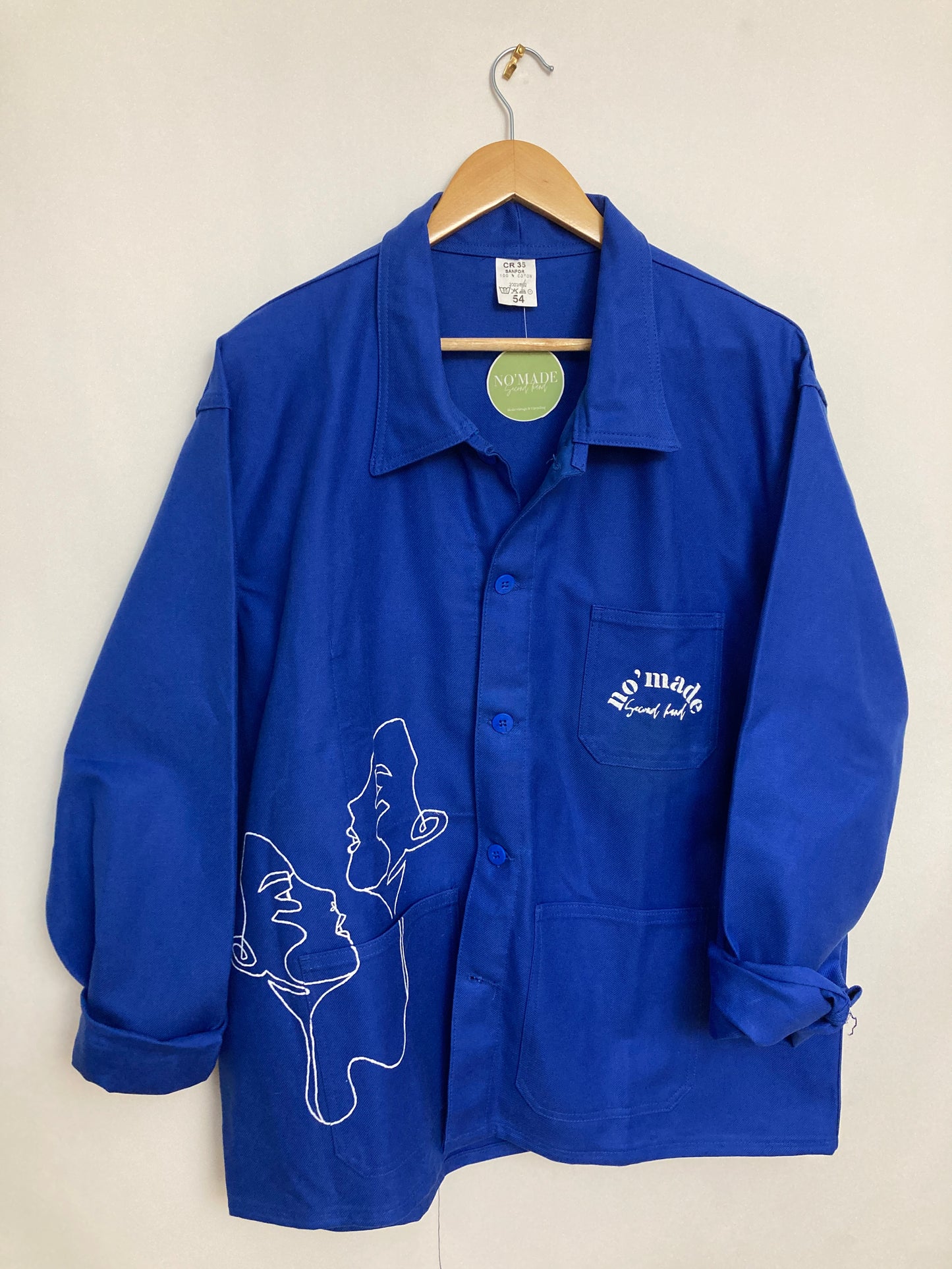 Veste de travail upcyclée