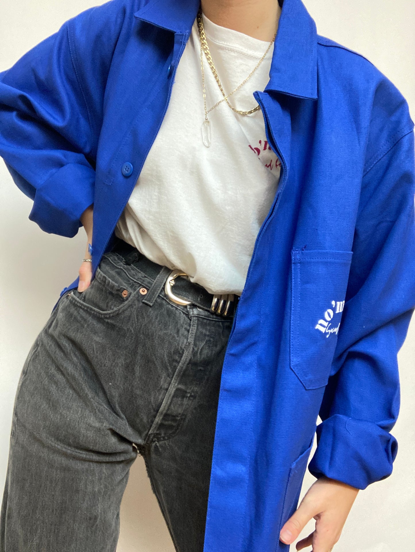 Veste de travail upcyclée