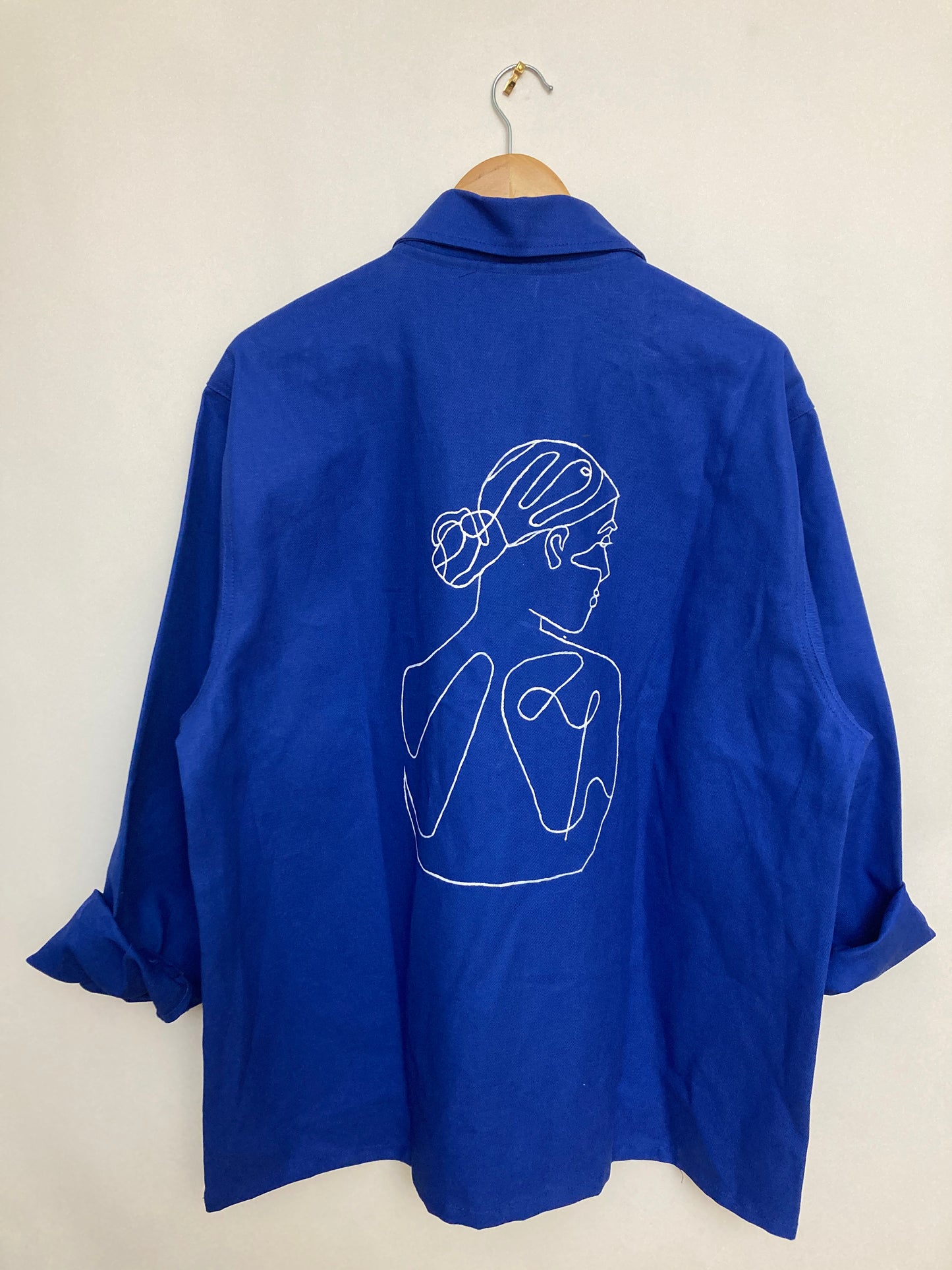 Veste de travail upcyclée