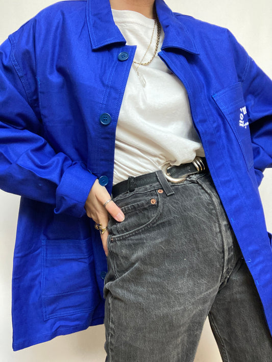 Veste de travail upcyclée