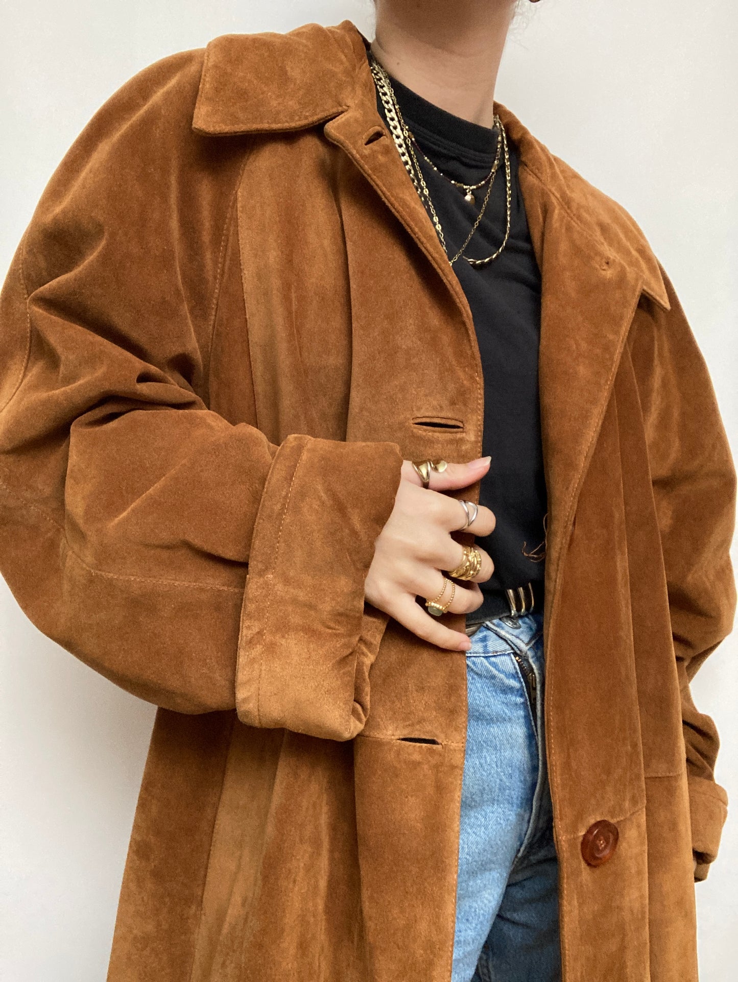 Manteau en daim