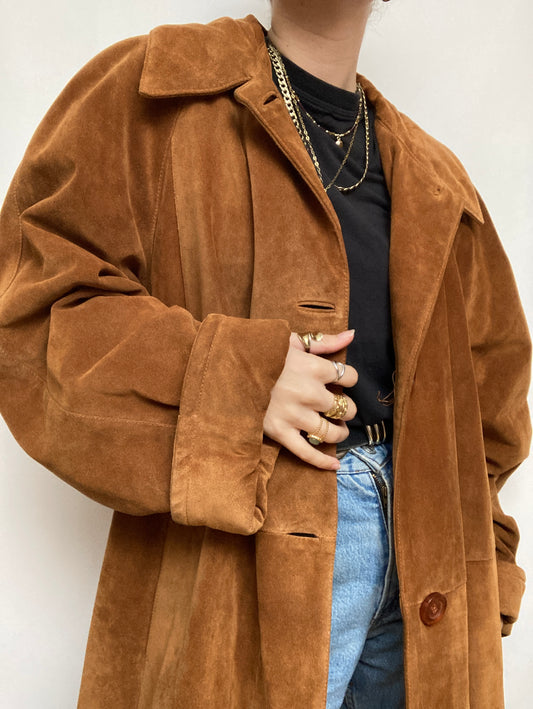 Manteau en daim