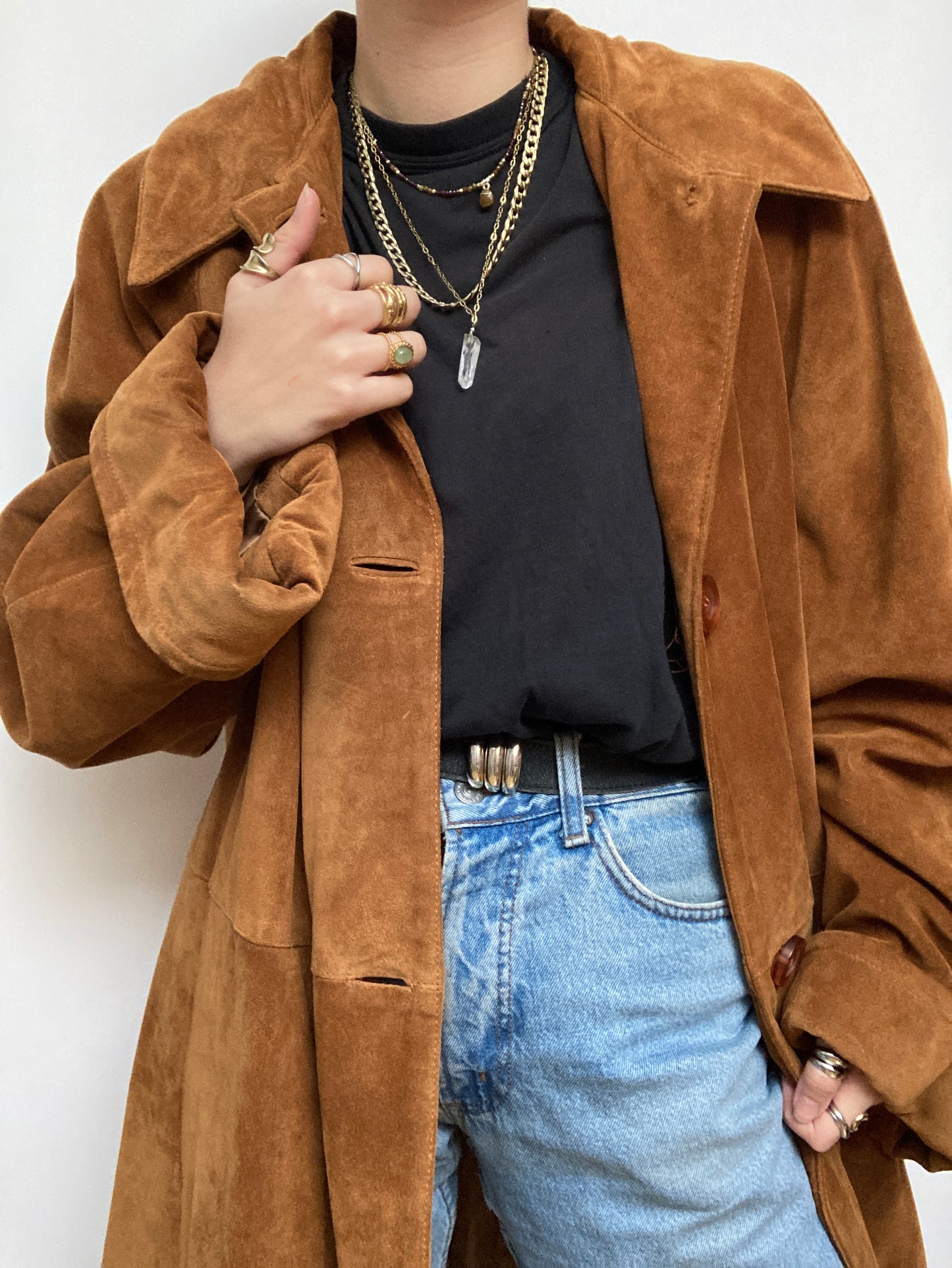 Manteau en daim