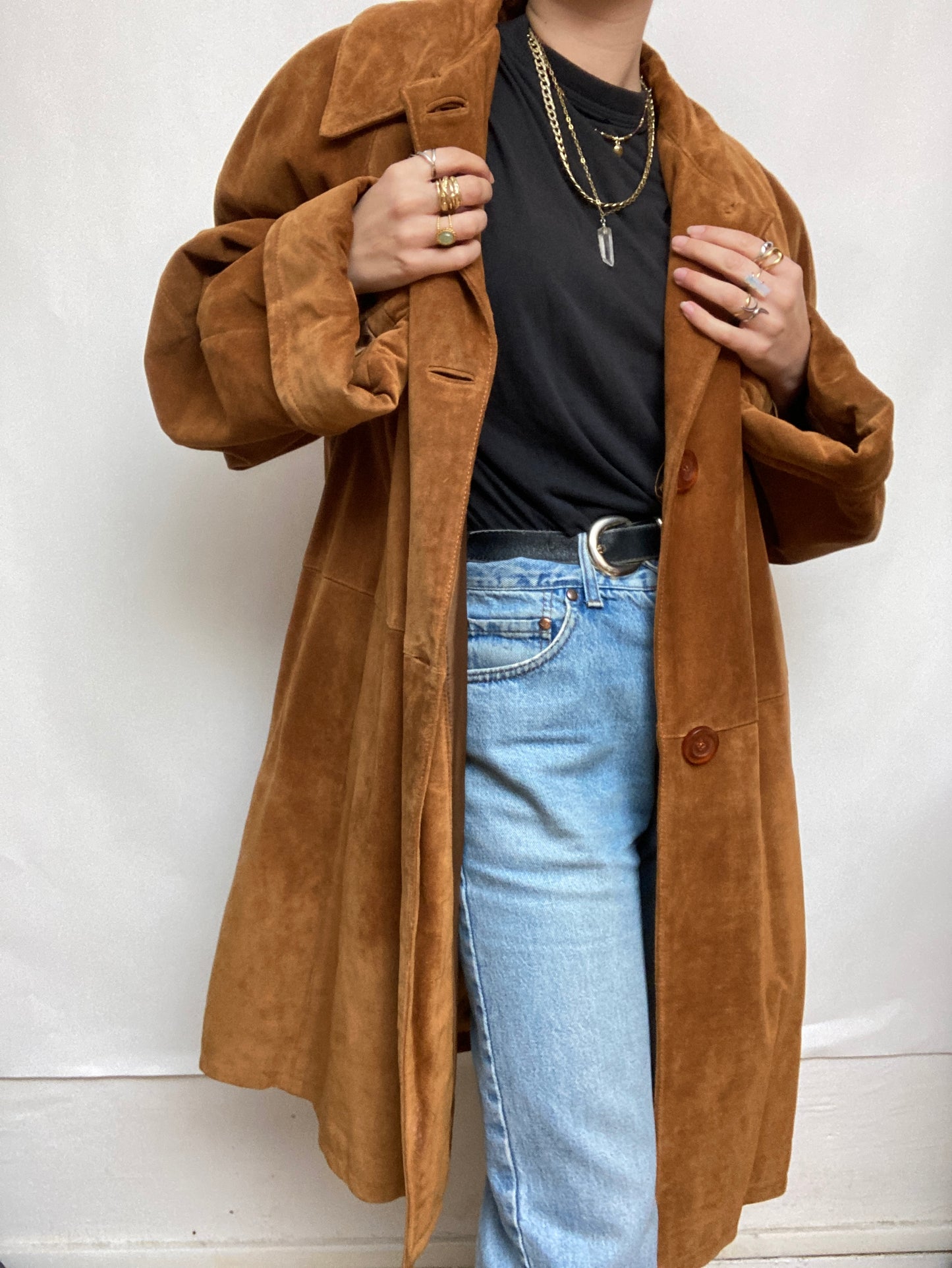Manteau en daim