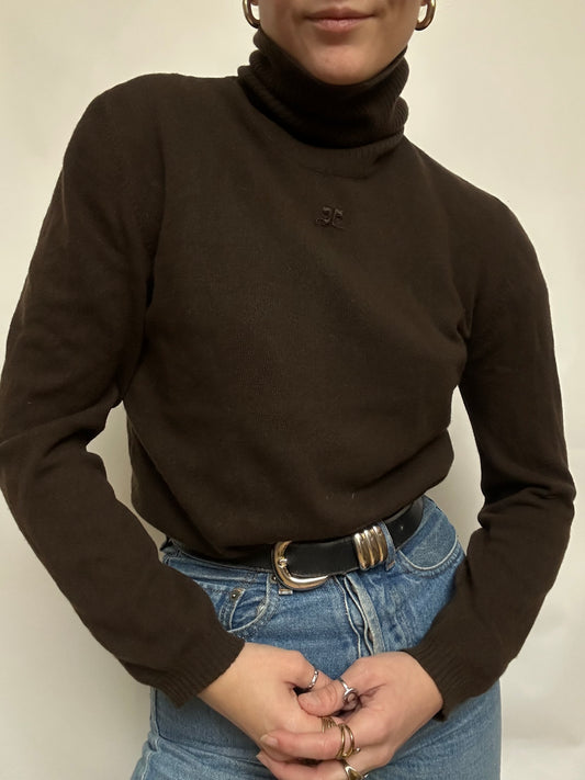 Pull Courrèges marron
