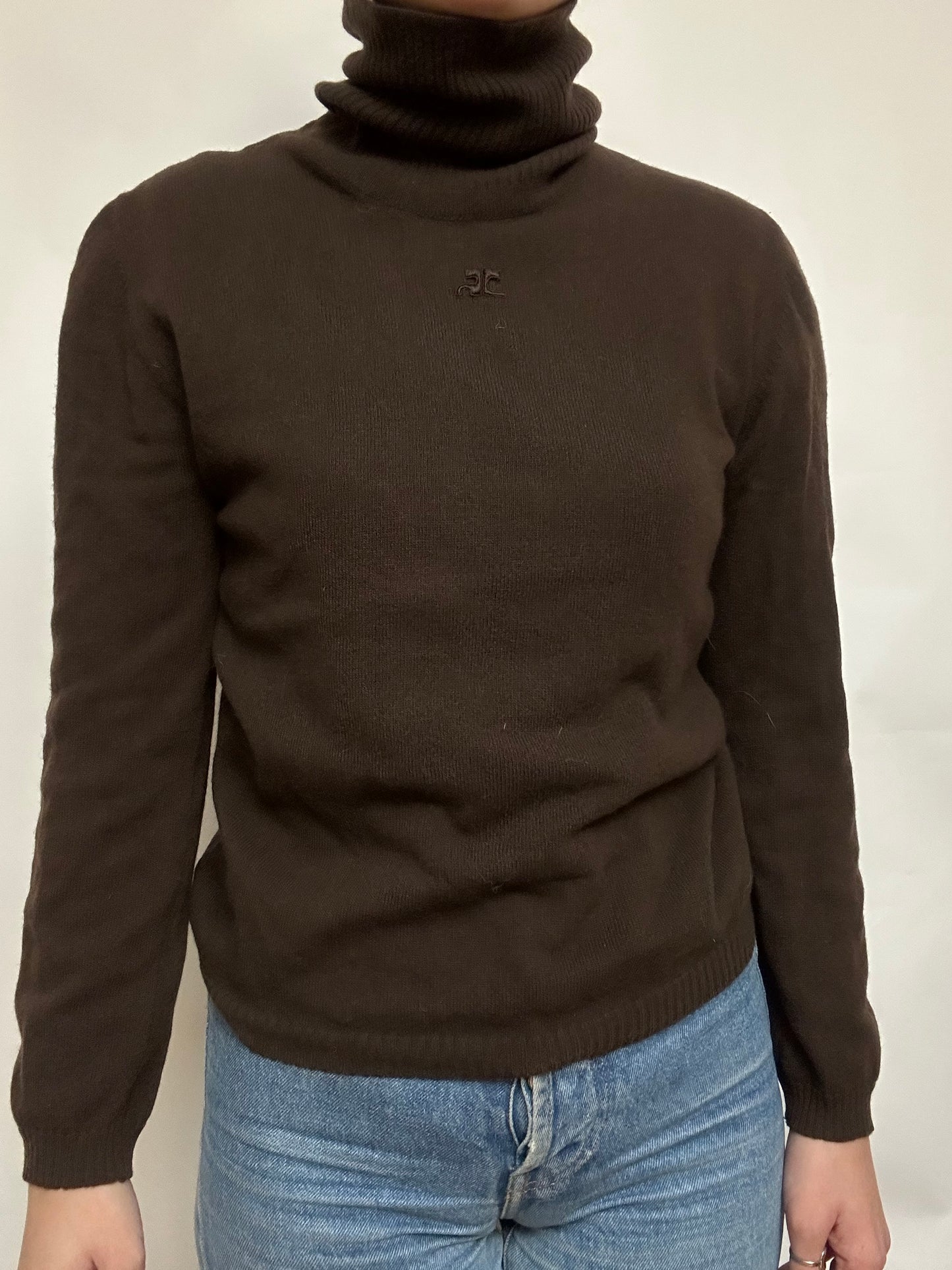 Pull Courrèges marron