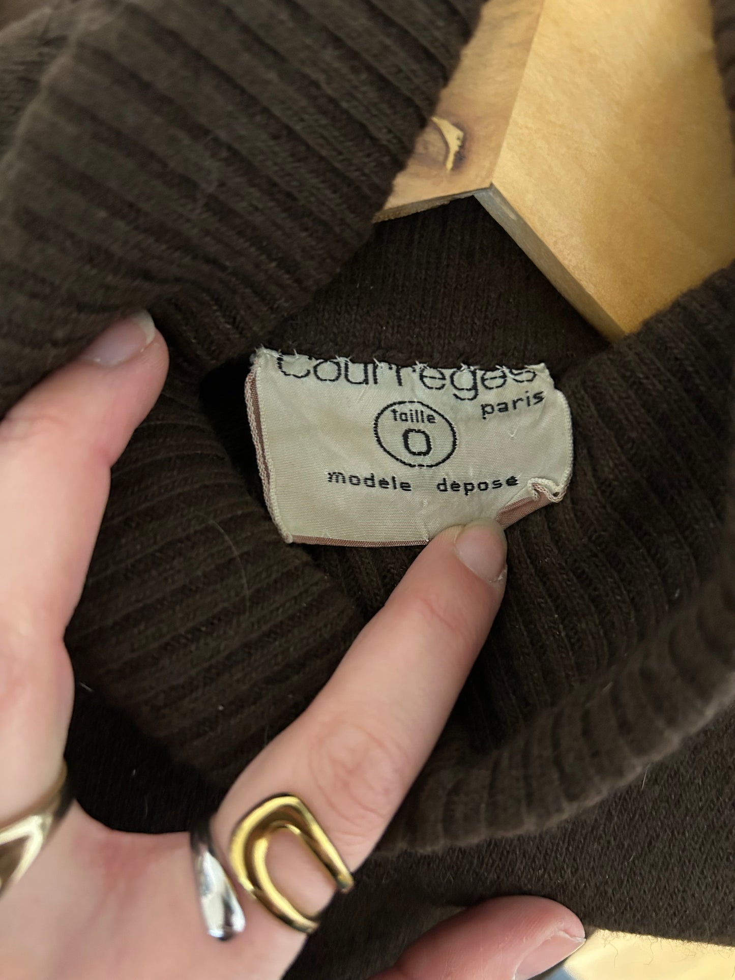 Pull Courrèges marron