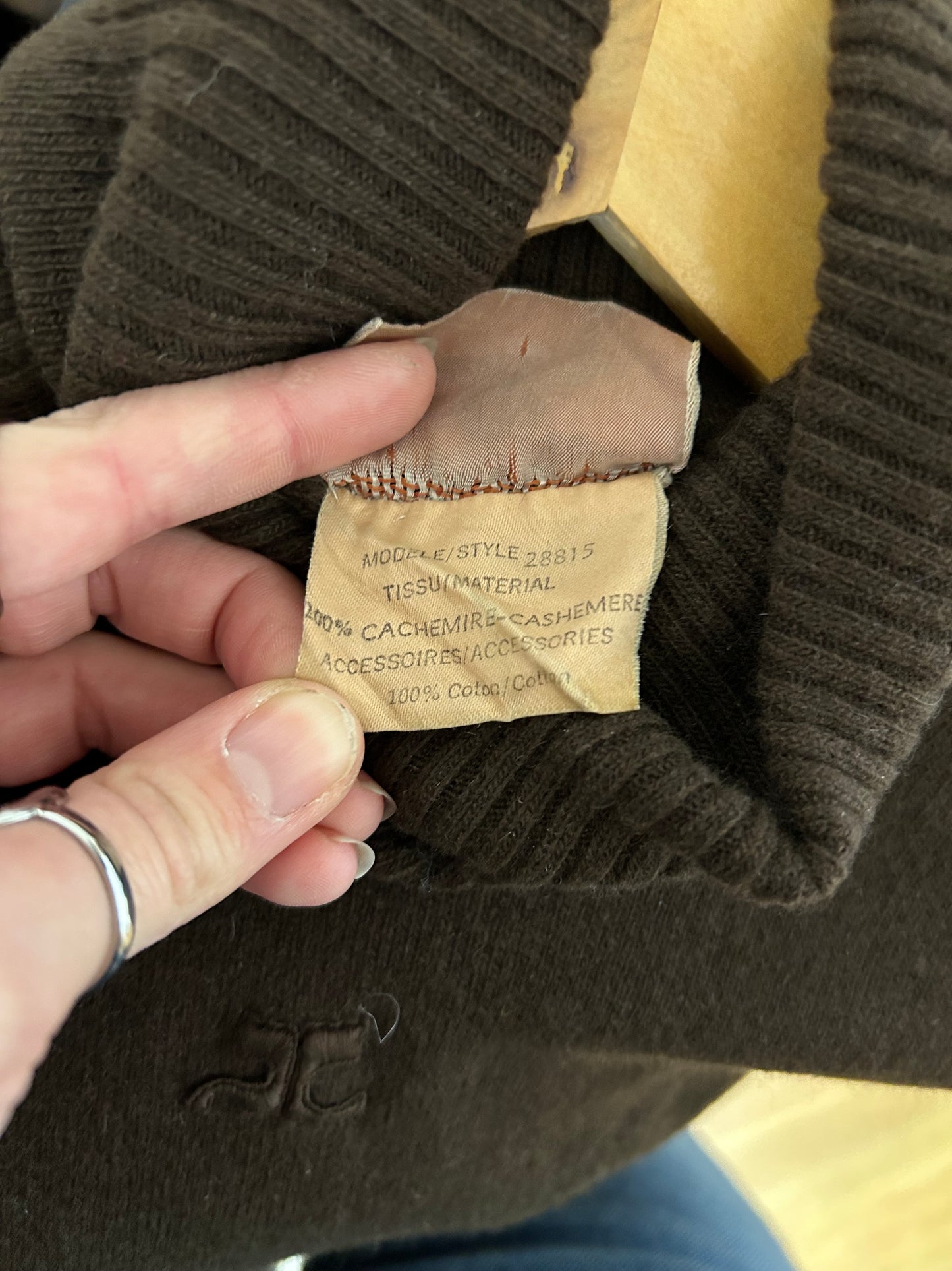 Pull Courrèges marron