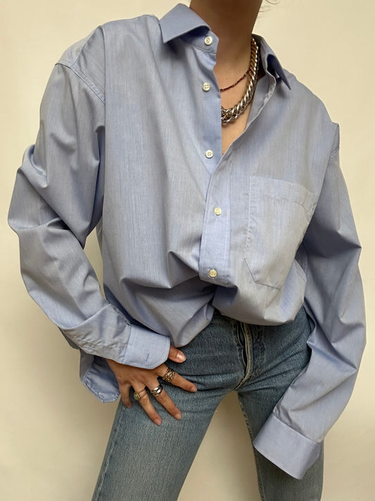 Chemise bleue Pierre Clarence