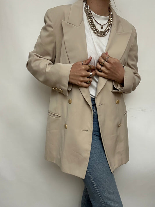 Blazer beige vintage Électre