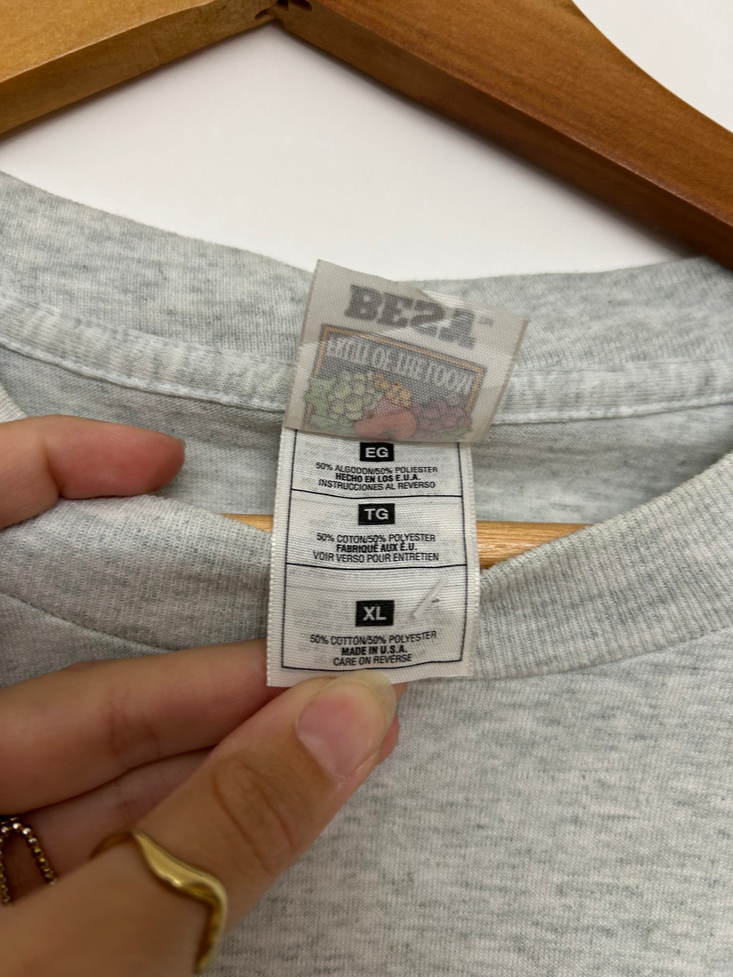 T-shirt gris USA