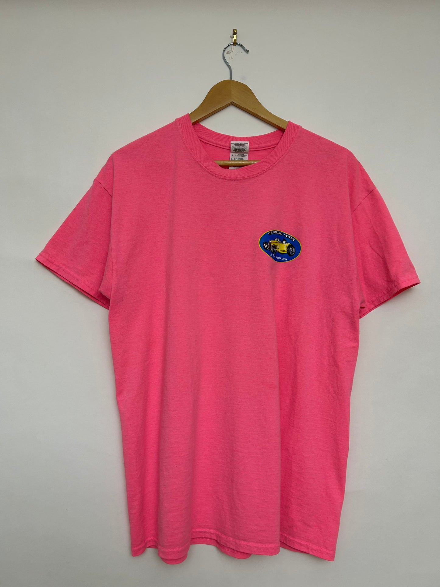 T-shirt rose imprimé