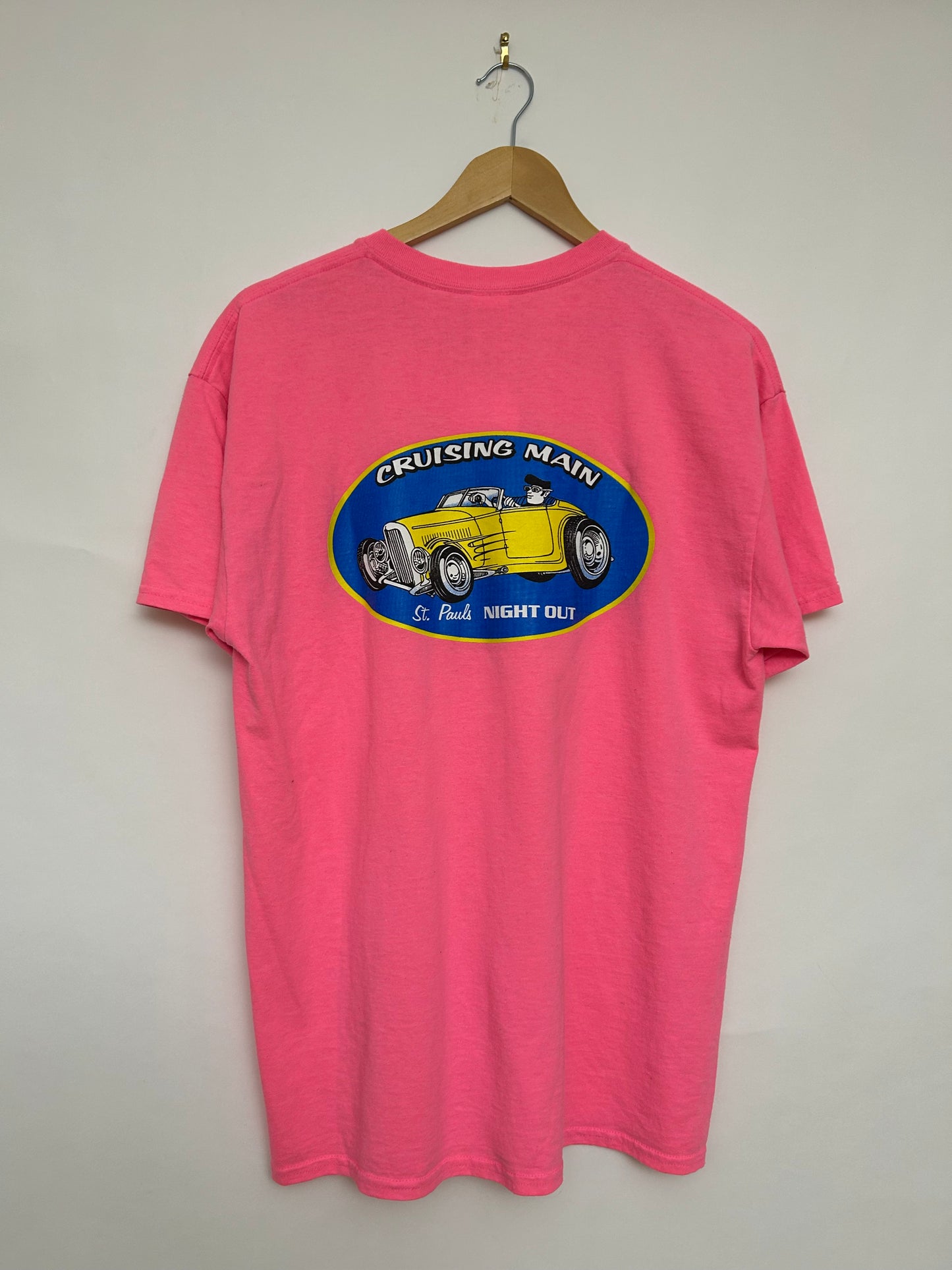 T-shirt rose imprimé