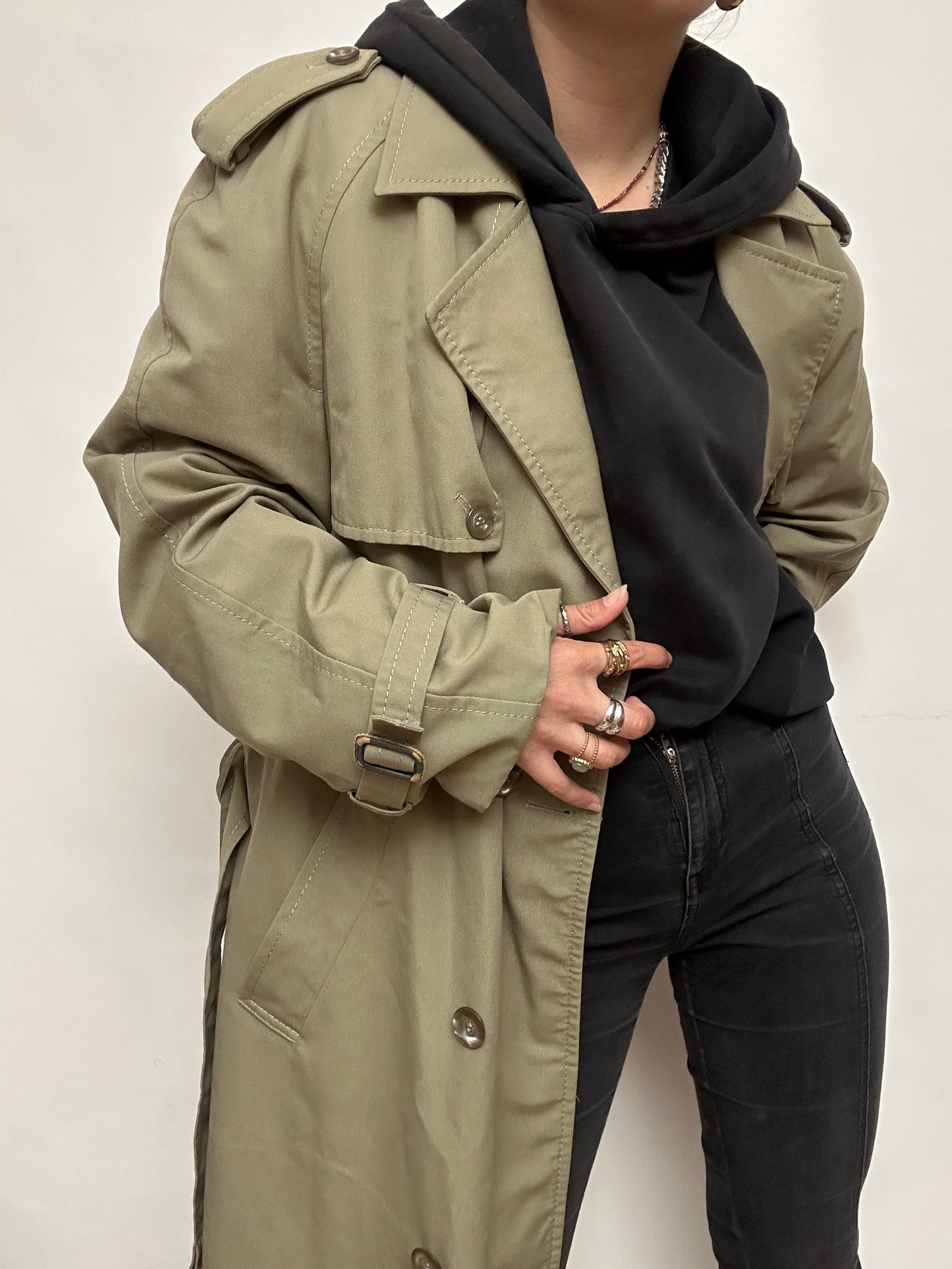 Trench kaki made in France